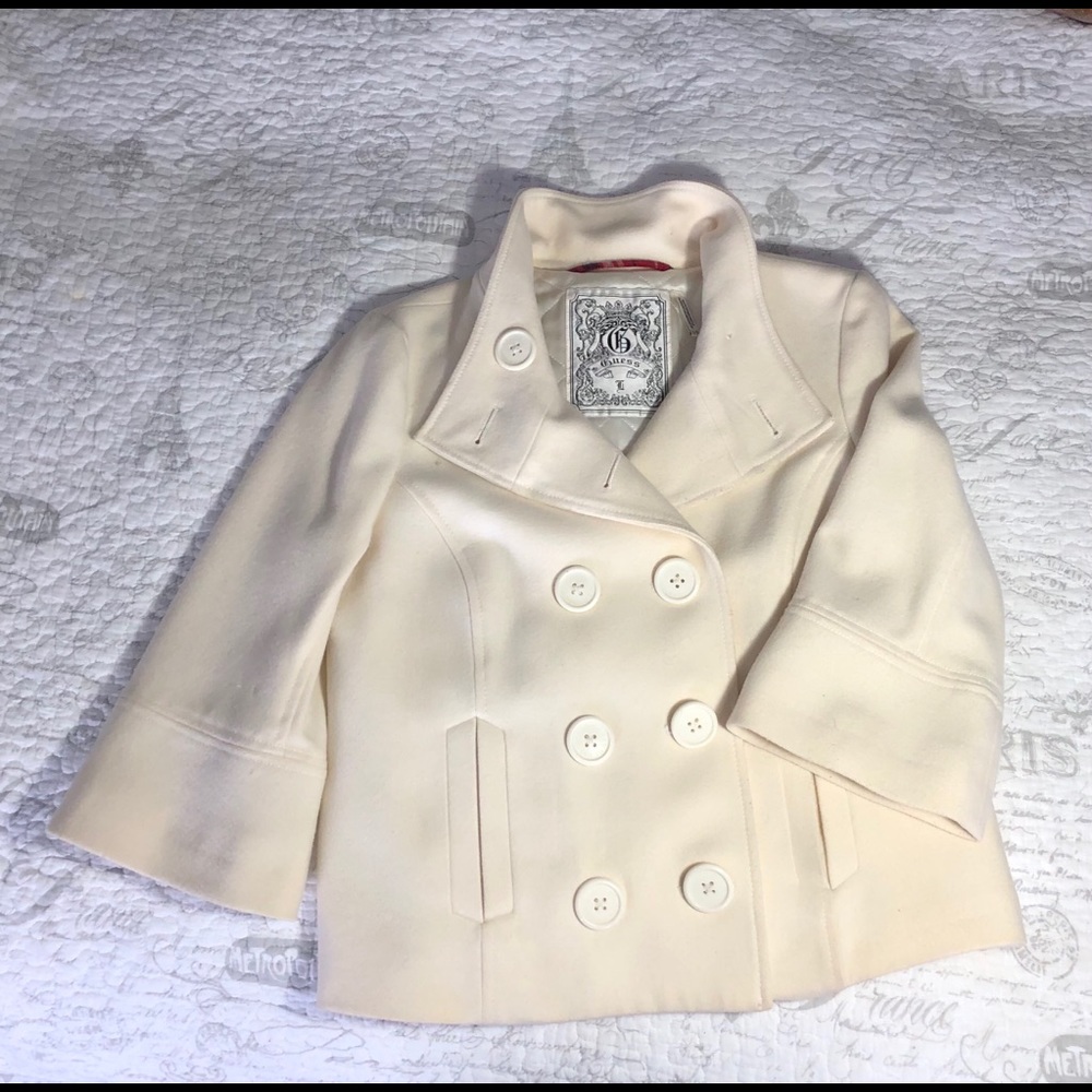 Guess L jacket winter white